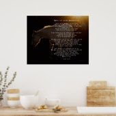 Als ik een oude paardenvrouw ben poster (Keuken)