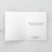 Als ik God bedank, dan is het vriendschap Bedankkaart (Binnen)