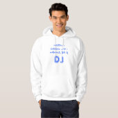 Als ik groot ben wil ik een DJ worden. Hoodie (Voorkant volledig)