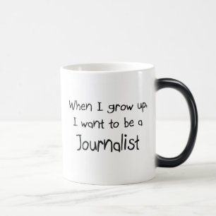Als ik groot ben wil ik journalist worden magische mok