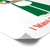 Als ik groot word, wil ik verpleegster worden poster (Hoek)