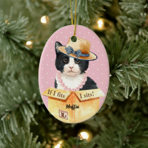 Als ik het goed vind, zit ik in een doos met zwart keramisch ornament