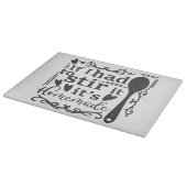 Als ik het moest roeren, zijn homemade snijplank (Hoek)