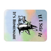 Als ik het roer, is het Homemade Magnet. Magneet (Horizontaal)