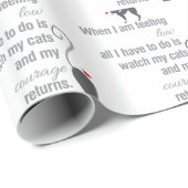 Als ik me laag voel - Bukowski - inspirerend Cadeaupapier (Rol Hoek)