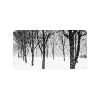 Als ik met bomen aan de zijkant ben etiket