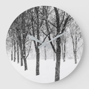 Als ik met bomen aan de zijkant ben grote klok