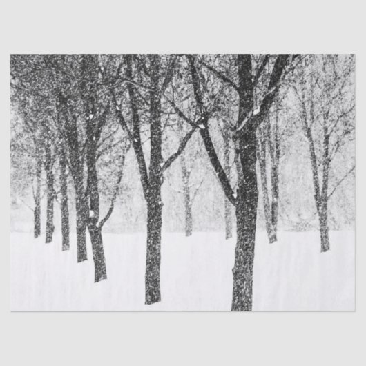 Als ik met bomen aan de zijkant ben tissuepapier (Voorkant)