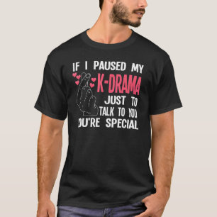 Als ik mijn K-drama even pauzeerde om Zuid-Korea t T-shirt
