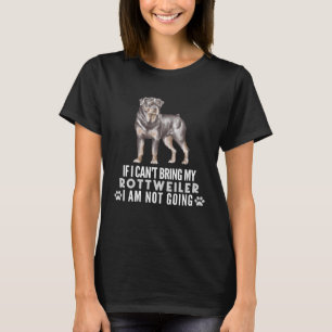 Als ik mijn Rottweiler niet kan meenemen ga ik nie T-shirt