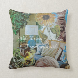 Als ik mijn zegeningen tel, tel ik je twee keer! kussen