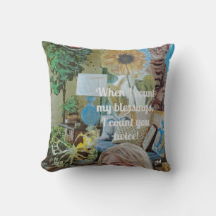 Als ik mijn zegeningen tel, tel ik je twee keer! kussen