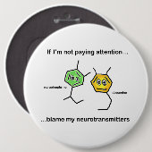 Als ik niet oplet... ronde button 6,0 cm (Voorkant /achterkant)