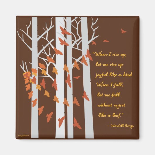 Als ik omhoog ga magneet (Voorkant)