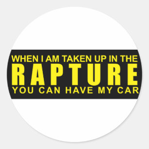 Als ik opgenomen word in de opname... ronde sticker