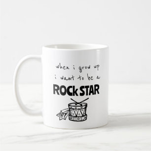 Als Ik Opgroei Rockster Koffiemok
