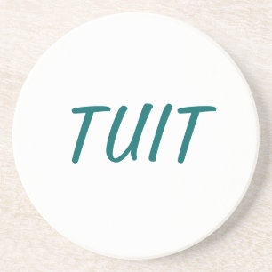 Als ik "Raar er aan" Zandsteen Onderzetter