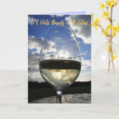 Als ik Schoonheid in een Glas… Kaart (Gele Bloem)