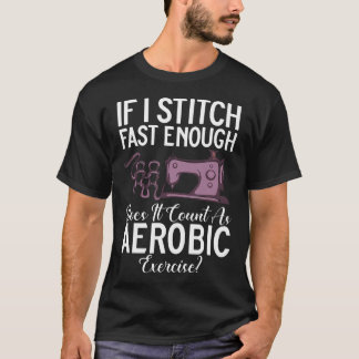 Als ik snel genoeg stik, telt het dan als cardio t-shirt