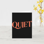 Als ik stil ben en glimlach, wil je misschien wegr kaart (Gele Bloem)