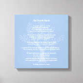 Als ik terugkijk, canvas afdruk (Voorkant)