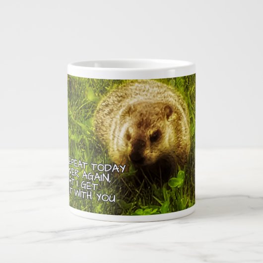 Als ik vandaag keer op keer de mok moet herhalen (Voorkant)