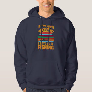 Als ik verdwenen ben, heb ik vissen hoodie