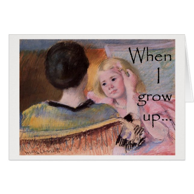 Als ik volwassen word... (Voorkant Horizontaal)