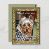 Als ik wakker word  Briefkaart (Voorkant / Achterkant)