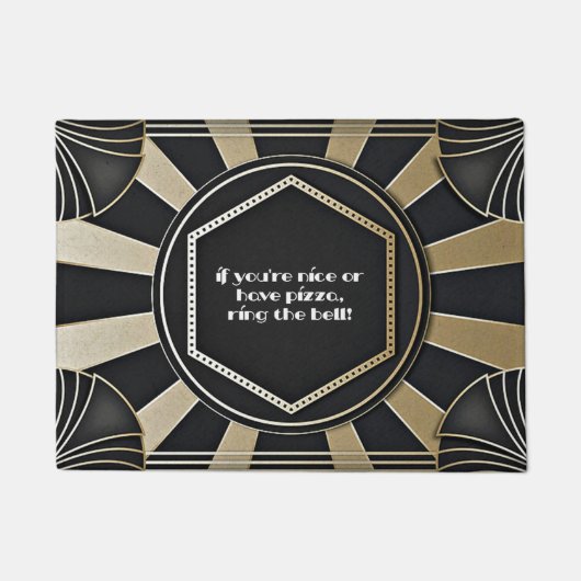 Als je aardig bent... deurmat (Voorkant)