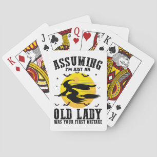 Als je dacht dat ik gewoon een oud dametje was, wa pokerkaarten