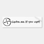 Als je dat kunt!!! bumpersticker (Voorkant)