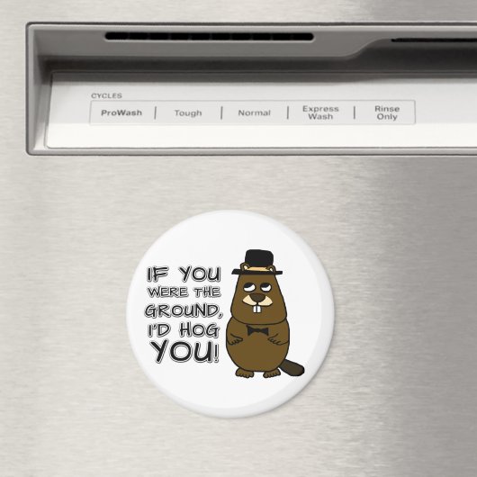 Als je de grond was, zou ik je ophangen. magneet (Insitu (Vaatwasser))