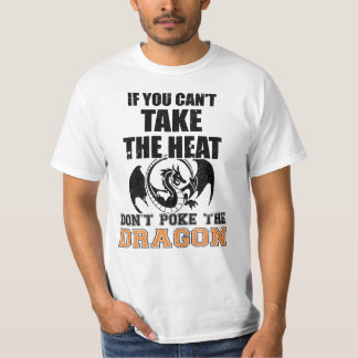 Als je de warmte niet kunt gebruiken, steek de dra t-shirt