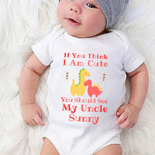 Als je denkt dat ik Cute ben, moet je mijn oom zie Romper