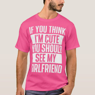 Als je denkt dat ik gek ben, moet je mijn Vriendin T-shirt