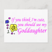 Als je denkt dat ik mijn dochter zie briefkaart (Voorkant)