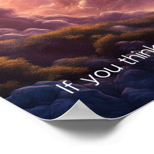 Als je denkt... poster (Hoek)