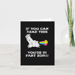 Als je dit kunt lezen in Fart Zone Grappig Quot Kaart