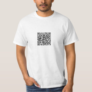 Als je dit kunt lezen. . . qr Geek Code Shirten T-shirt