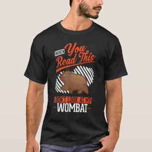 Als je dit leest, kijk dan niet naar mijn vrouw t-shirt