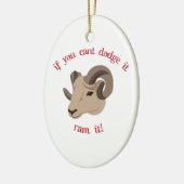 Als je Dodge niet kunt gebruiken... Keramisch Ornament (Links)