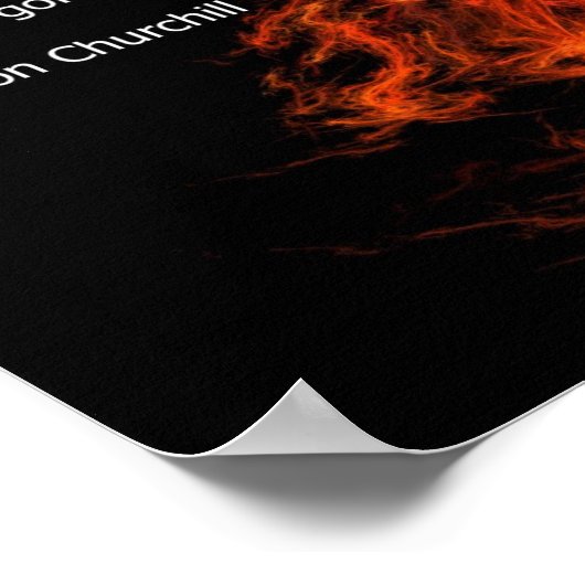 Als je door de hel gaat poster (Hoek)