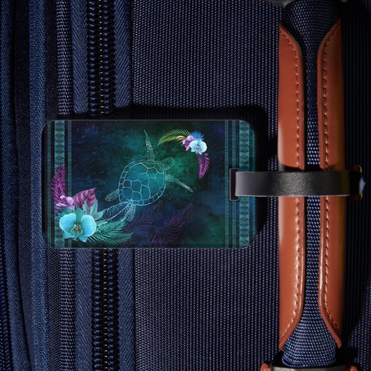 Als je droomt van Hawaii Bagagelabel (Achterkant Insitu 2)