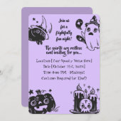 Als je durft! leuke Kinder Halloween Kaart (Voorkant / Achterkant)