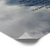 Als je een droomgedicht Poster hebt (Hoek)