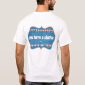 Als je een luik hebt, heb je een kantswembool t-shirt (Achterkant)