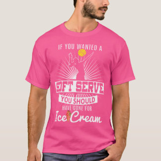 Als je een soft serve volleybalspeler coach wilde t-shirt