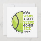 Als je een soft serve wilt, ga dan ijs halen Grapp Bedankkaart (Achterkant)