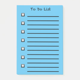 Als je een stickige notitie wilt maken, licht blau post-it® notes